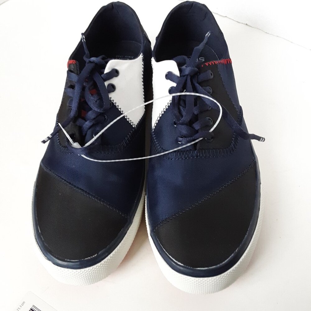 Sperry Men's Sneaker size 10M Blue Black Textile